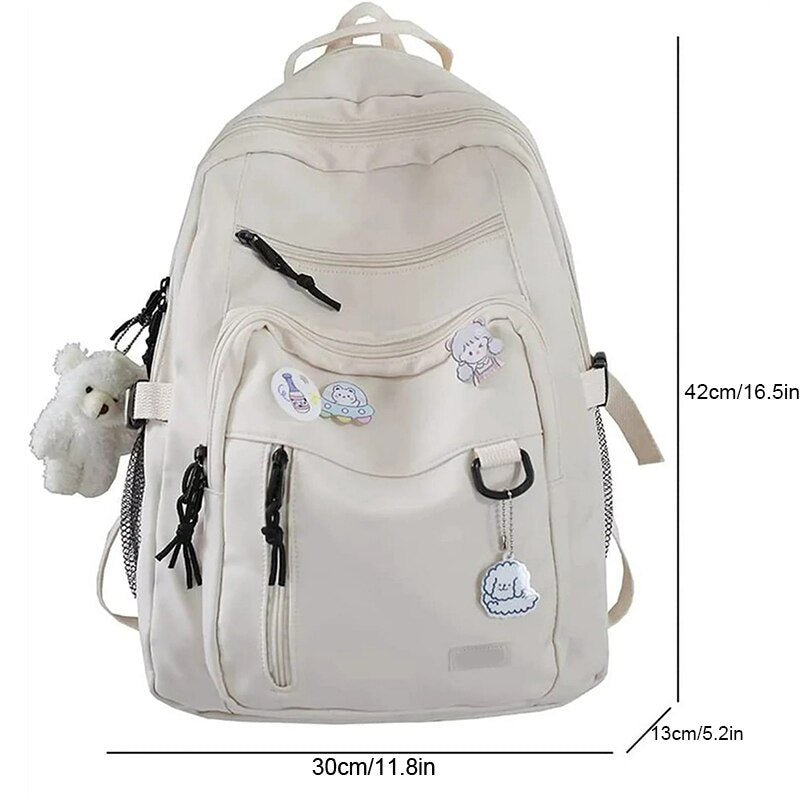 Elowen | Decorated school backpack women