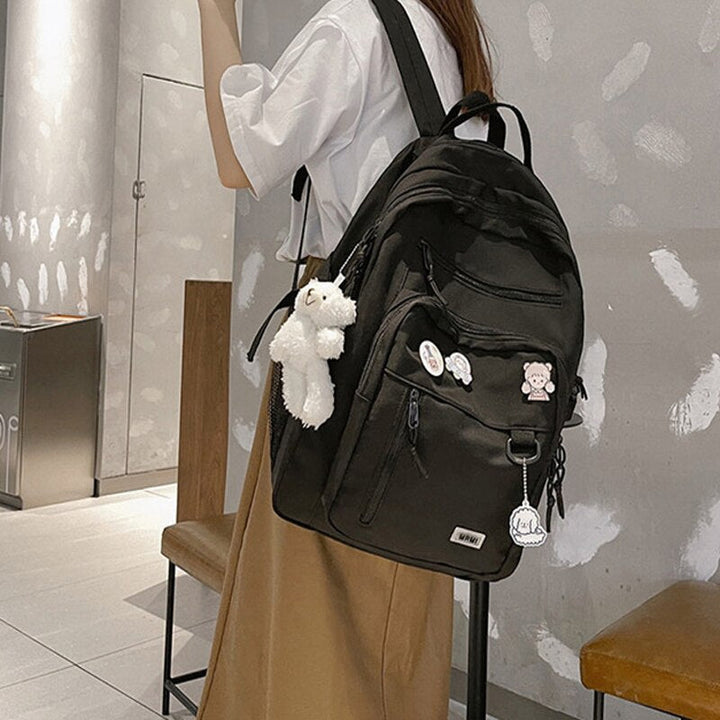 Elowen | Decorated school backpack women