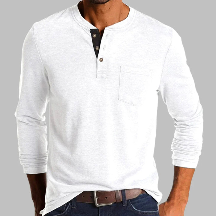 Arlo | Men long-sleeve Henley shirt