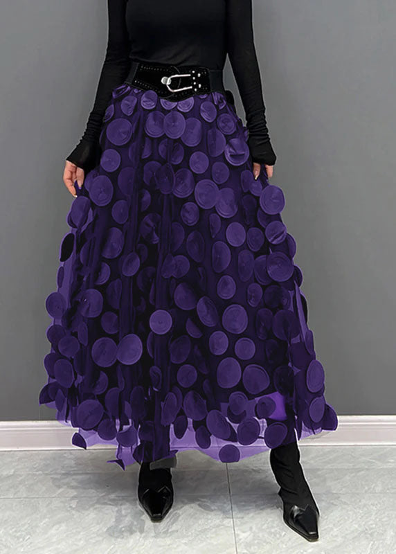Marlowe | Layered Polka Dot Tulle Skirt