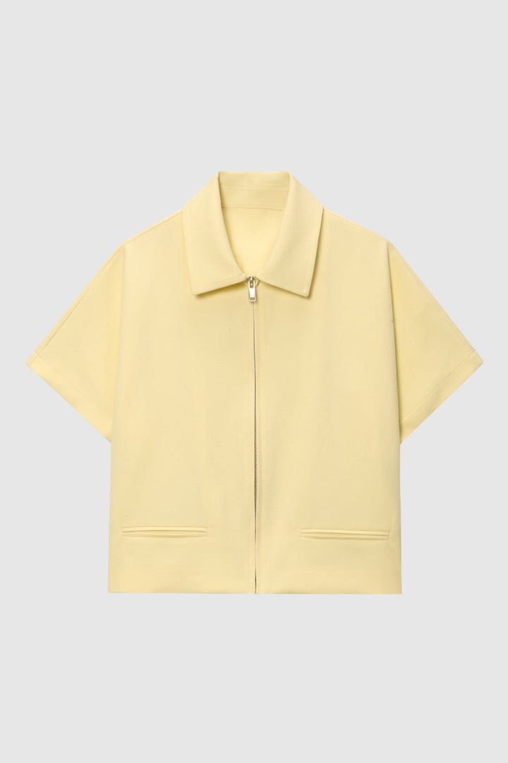 Grace | Cropped Zip Jacket