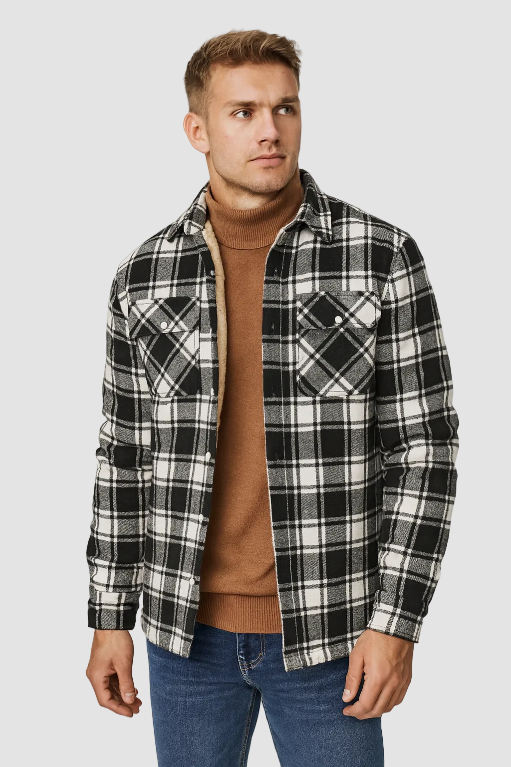 Westbrook | Rugged Plaid Fleece Overshirt