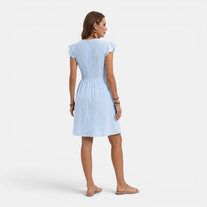 Sophie | Lace V-Neck Mini Dress
