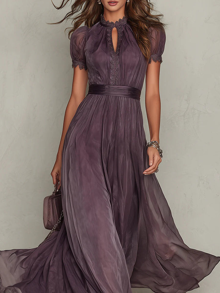 Dahlia | Vintage chiffon maxi dress