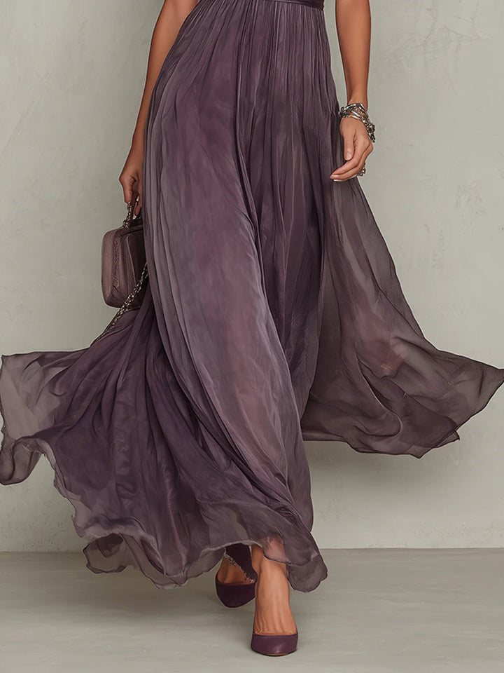 Dahlia | Vintage chiffon maxi dress