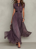 Dahlia | Vintage chiffon maxi dress