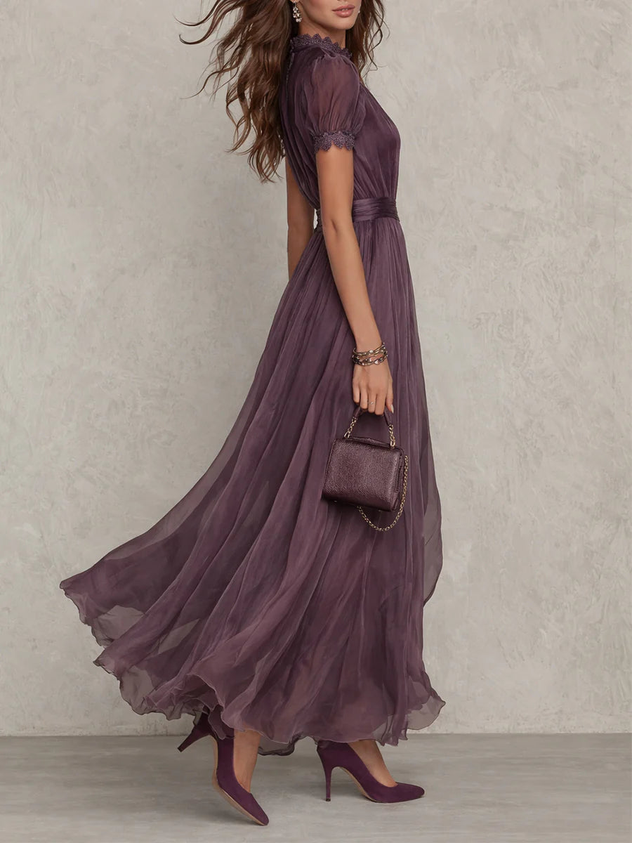 Dahlia | Vintage chiffon maxi dress