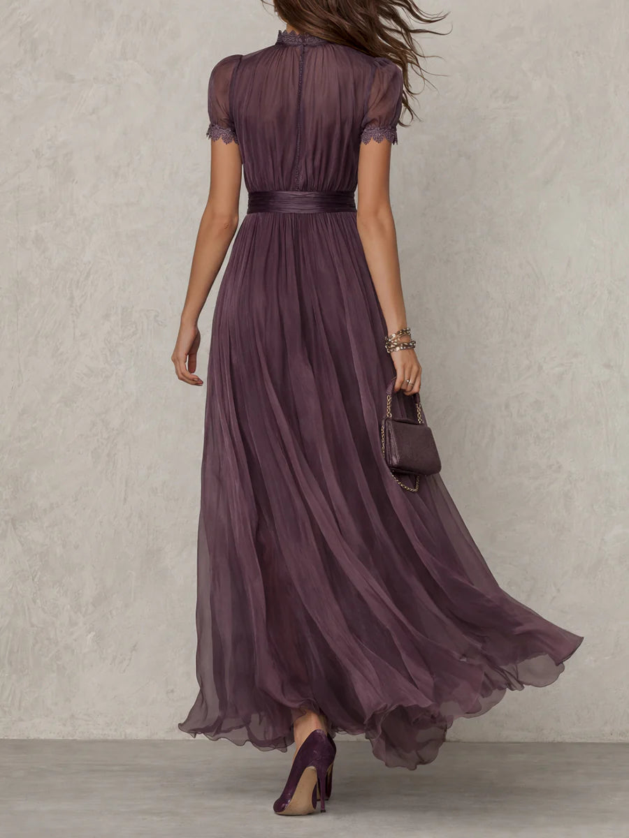 Dahlia | Vintage chiffon maxi dress