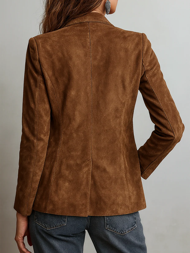 Winifred | Vintage suede contrast jacket
