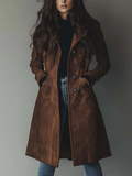 Delilah | Women's Brown Trench Coat for Layering
