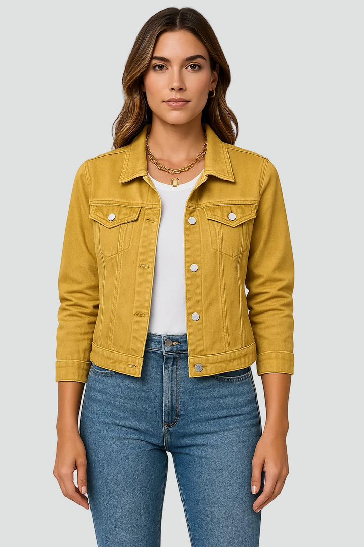 Giselle | Classic Button Denim Jacket