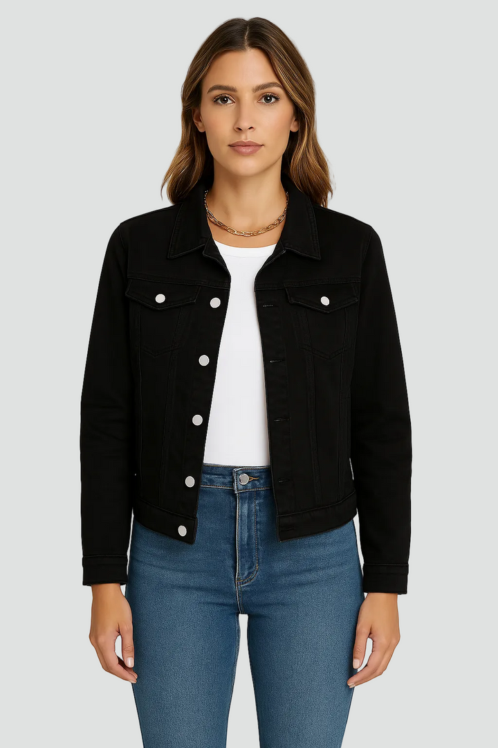 Giselle | Classic Button Denim Jacket