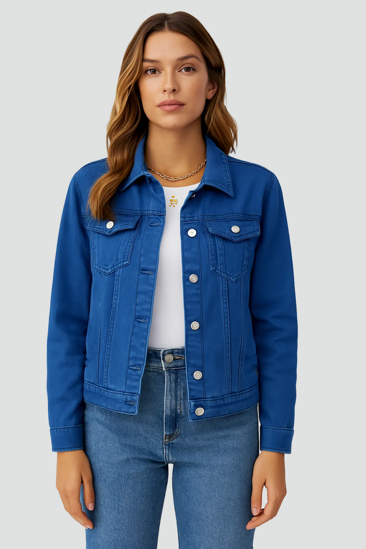 Giselle | Classic Button Denim Jacket