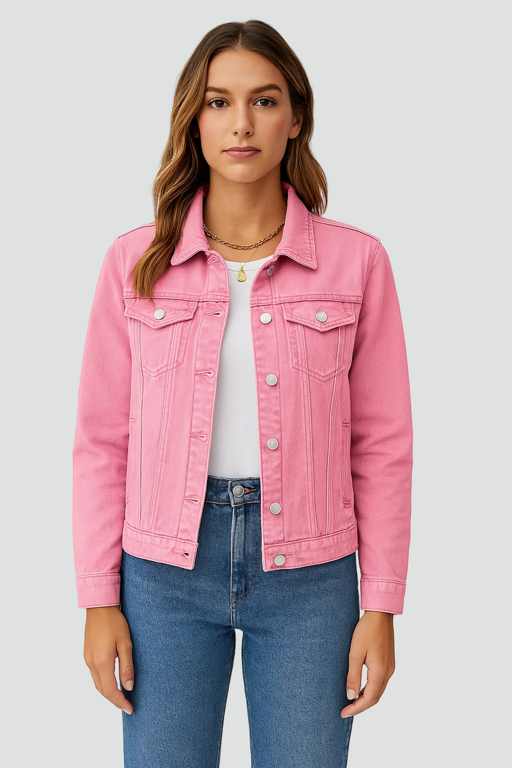 Giselle | Classic Button Denim Jacket