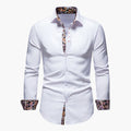 Evan | Men’s Slim Fit Paisley Dress Shirt