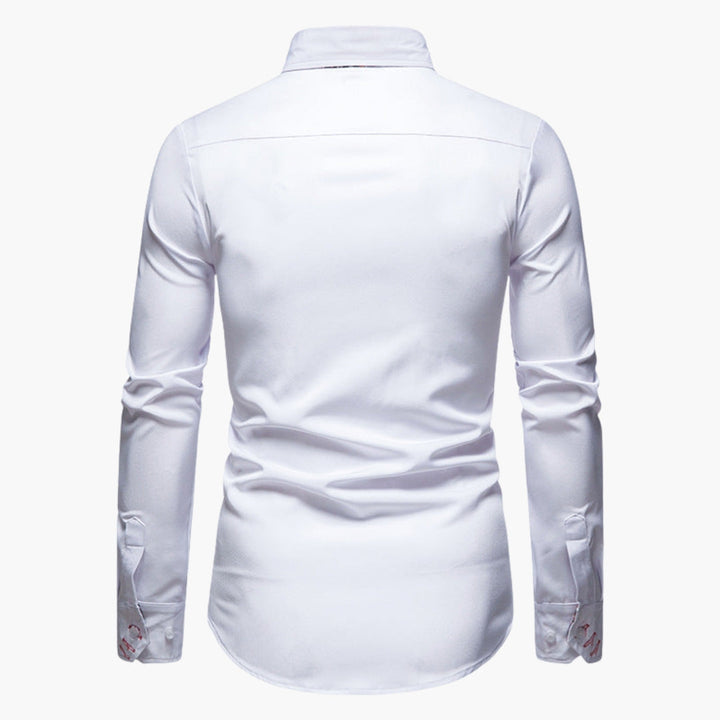 Evan | Men’s Slim Fit Paisley Dress Shirt