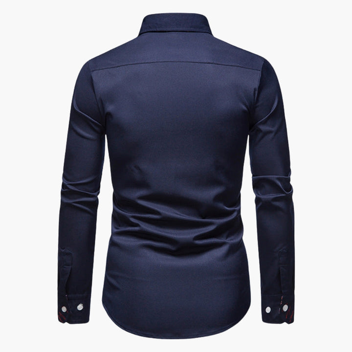 Evan | Men’s Slim Fit Paisley Dress Shirt