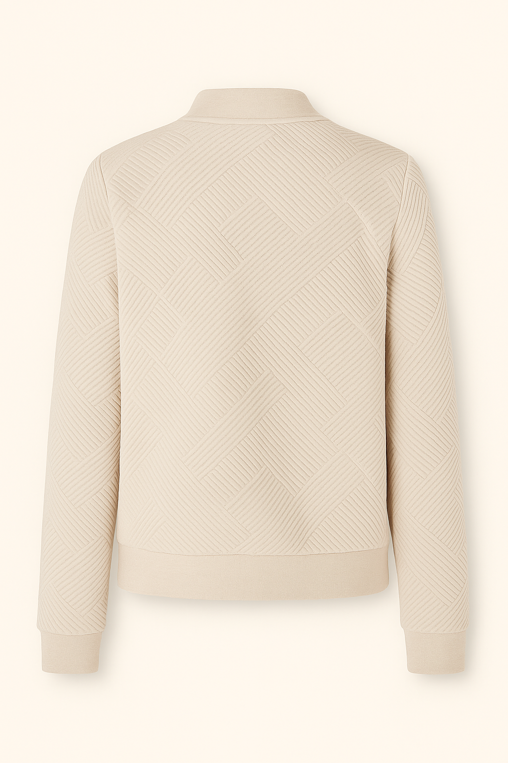 Avery | Ribbed Zip Knit Comfort Jacket