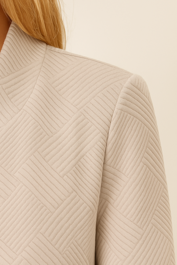 Avery | Ribbed Zip Knit Comfort Jacket
