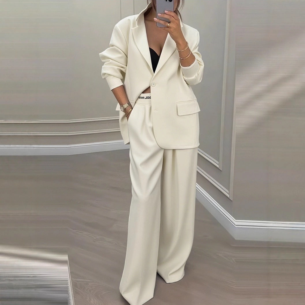 Fleur | Blazer and wide-leg pants set