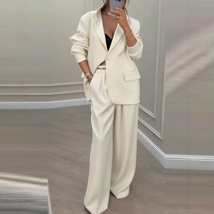 Fleur | Blazer and wide-leg pants set