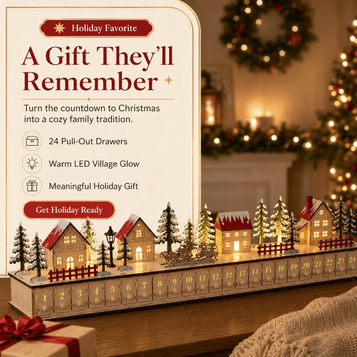 Callie | Wooden Christmas Village Advent Calendar