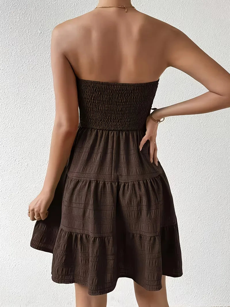 Sloane | Smocked Tiered Mini Dress