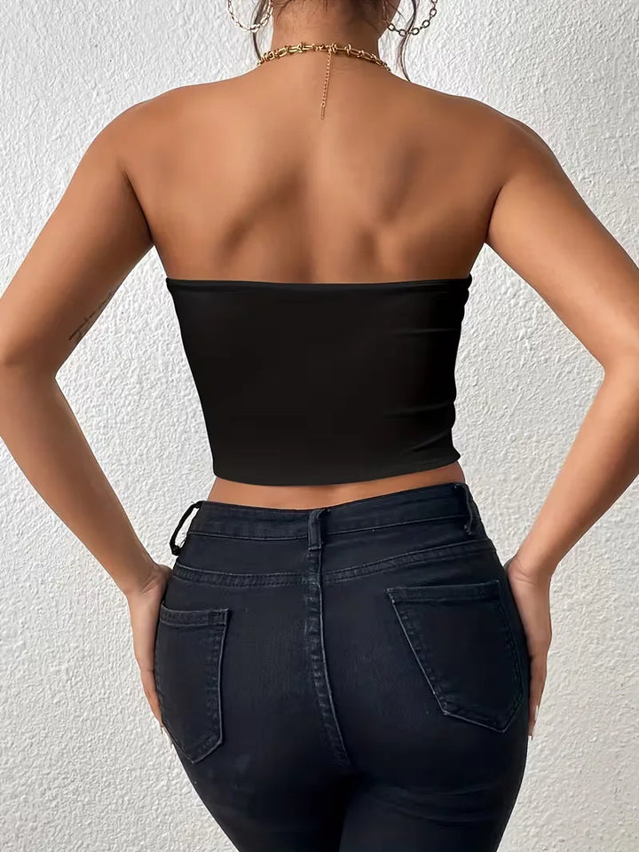 Bella | Strapless Slim Fit Crop Top