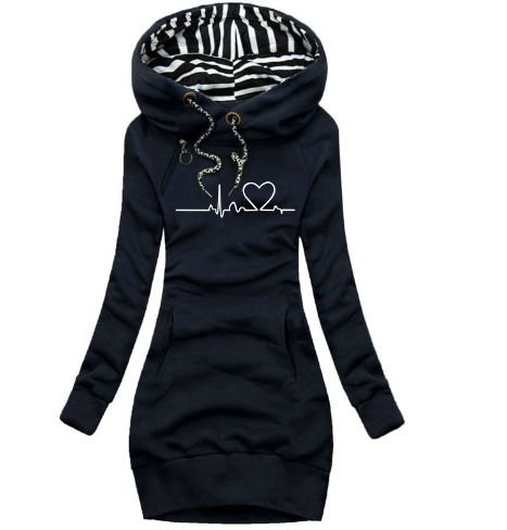 Woman wearing slim fit round neck sweater