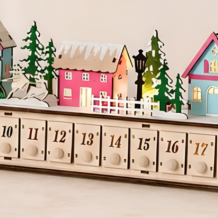 Callie | Wooden Christmas Village Advent Calendar