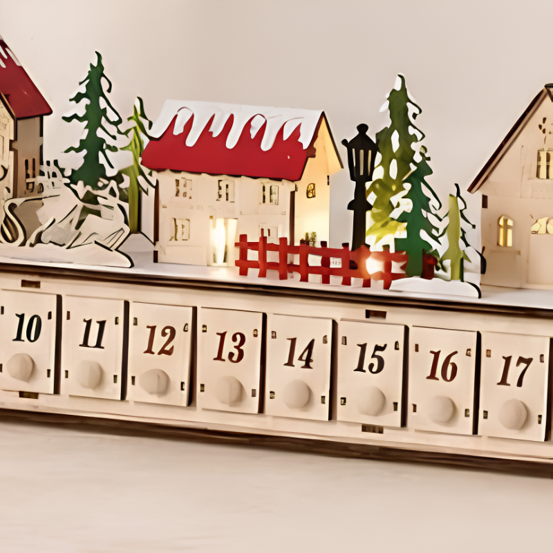 Callie | Wooden Christmas Village Advent Calendar