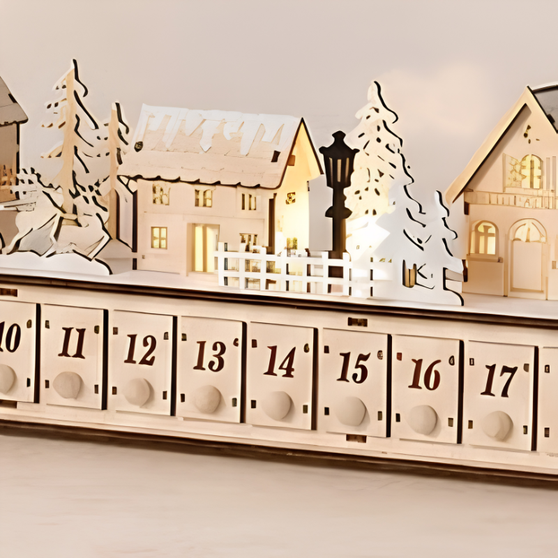 Callie | Wooden Christmas Village Advent Calendar