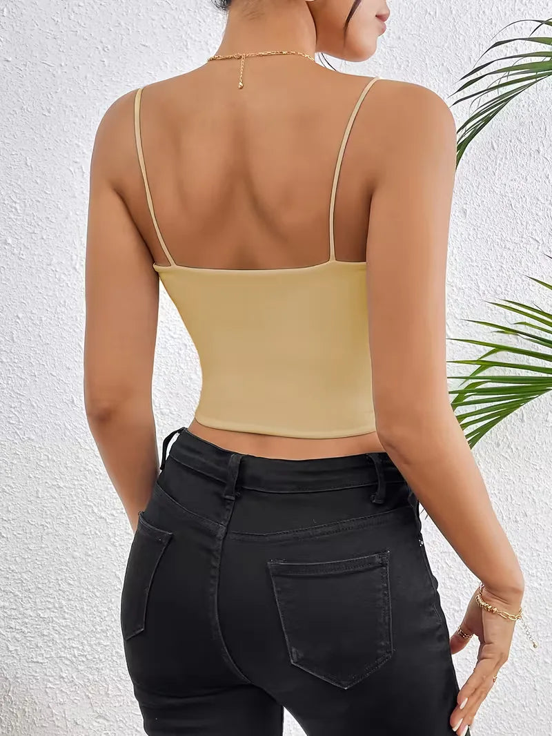 Nova | Spaghetti Strap Crop Top