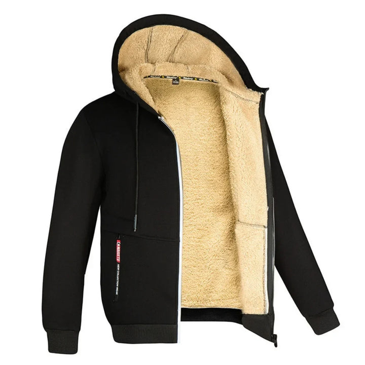 Bodie | Men fleece lined hooded sweatshirt