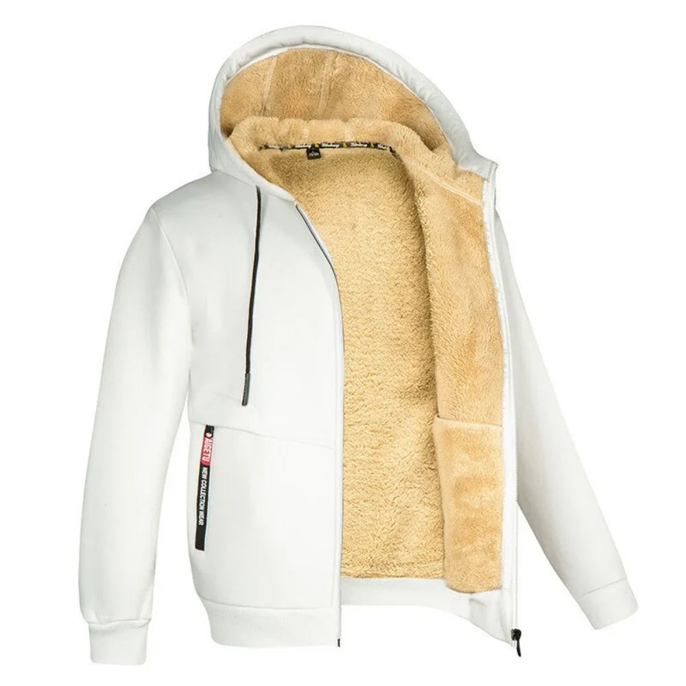 Bodie | Men fleece lined hooded sweatshirt