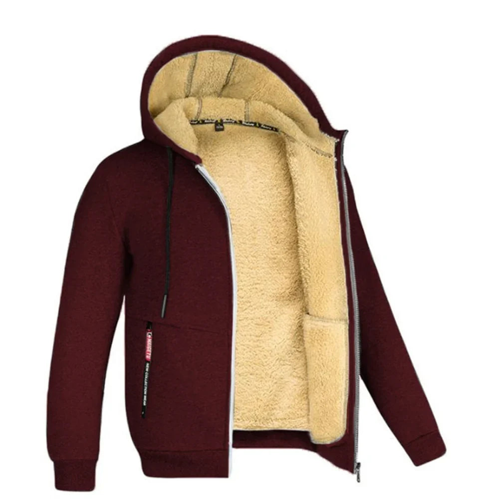 Bodie | Men fleece lined hooded sweatshirt