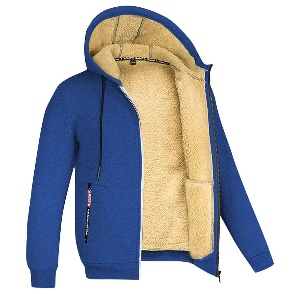 Bodie | Men fleece lined hooded sweatshirt