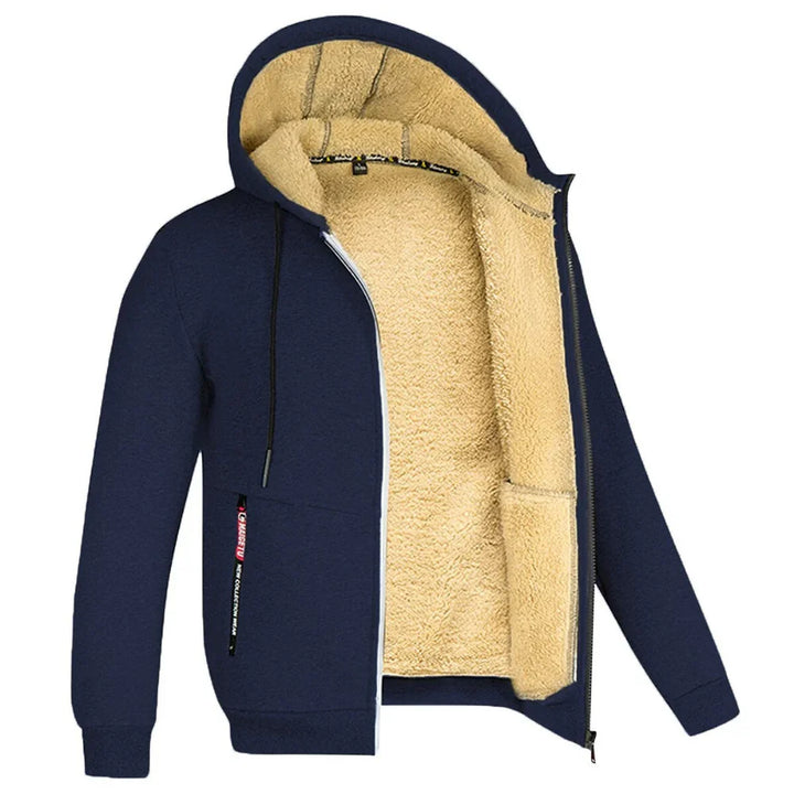 Bodie | Men fleece lined hooded sweatshirt