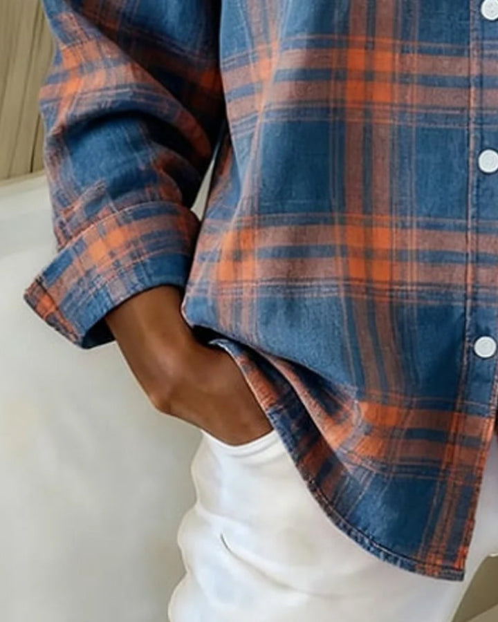 Harper | Classic Plaid Button-Up Shirt
