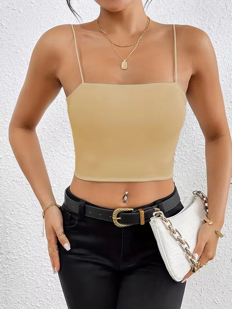 Nova | Spaghetti Strap Crop Top
