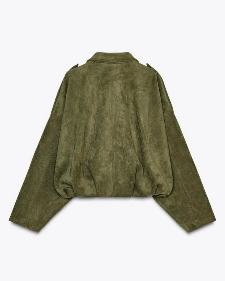 Tatum | Cozy Oversized Suede Layer Jacket