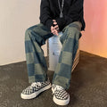 Ryder | Checkered Baggy Jeans