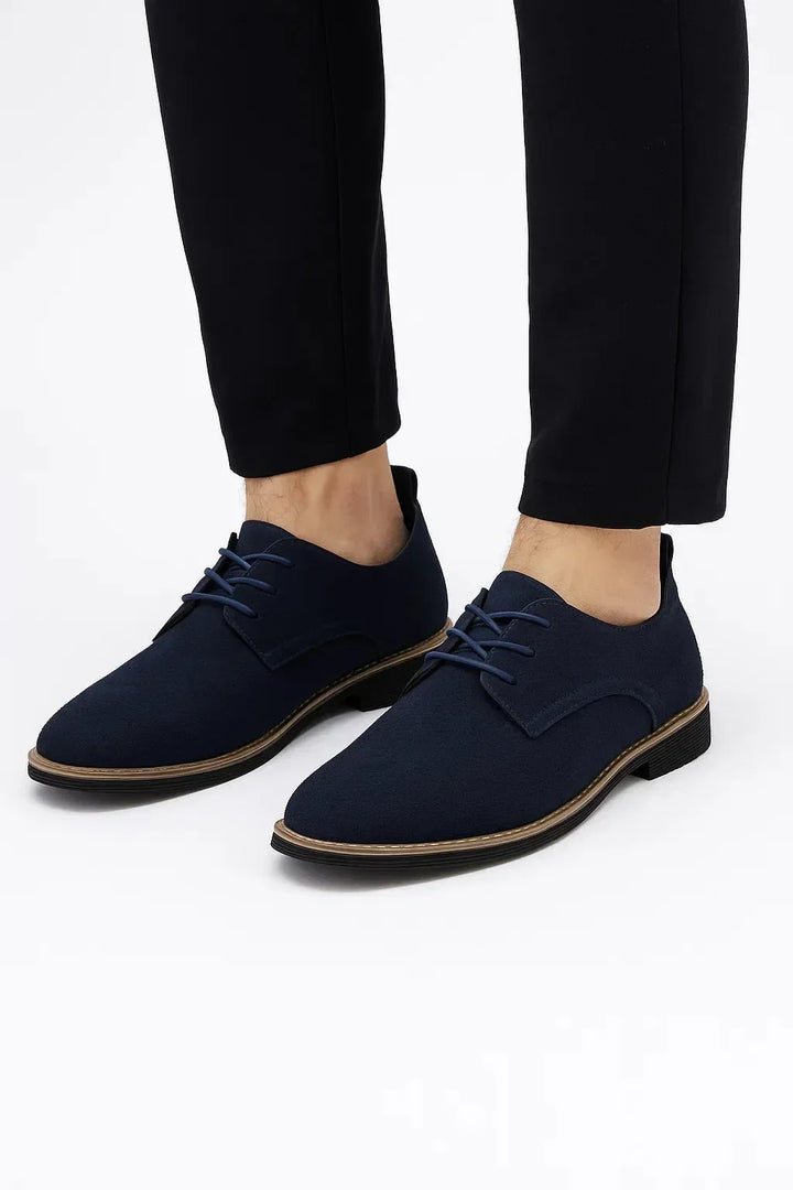 Gerald | Suede lace-up oxford shoes for men