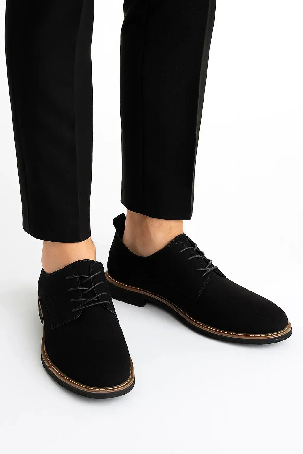 Gerald | Suede lace-up oxford shoes for men