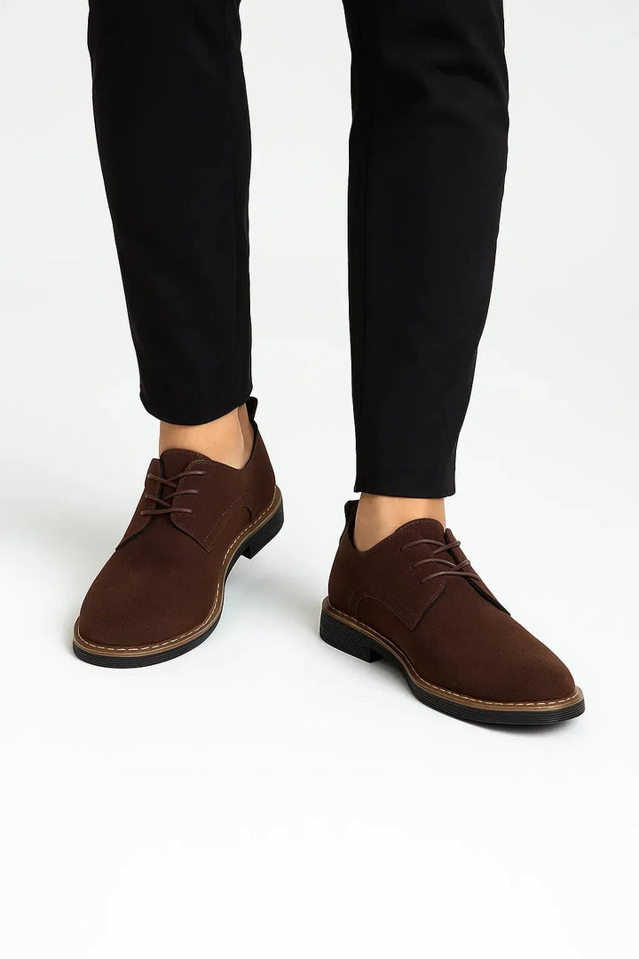 Gerald | Suede lace-up oxford shoes for men