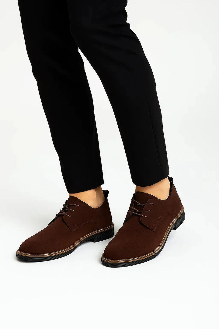 Gerald | Suede lace-up oxford shoes for men