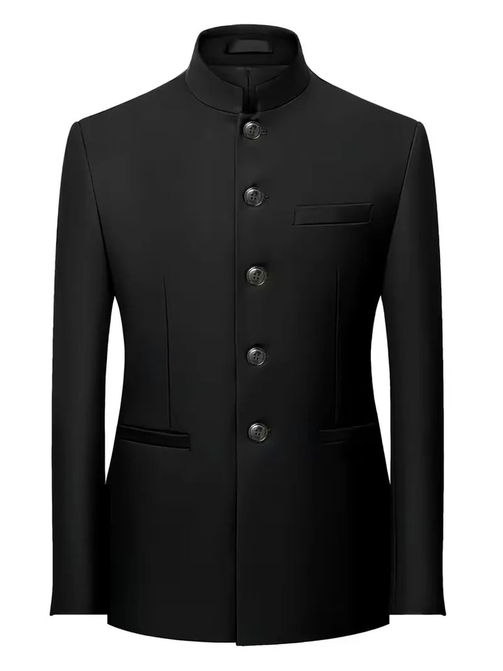Sterling | Slim Fit Mandarin Collar Blazer