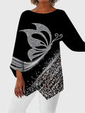 Lila | Elegant Crew Neck Everyday Top