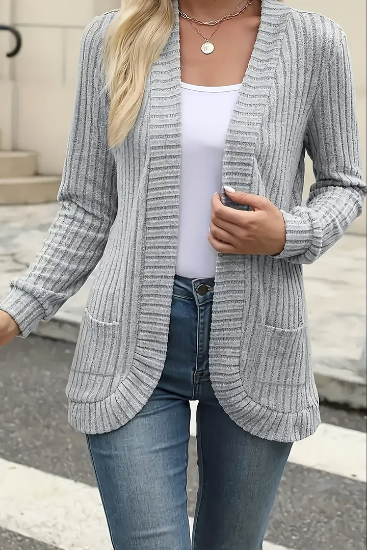 Bea | Long open-front cardigan for women