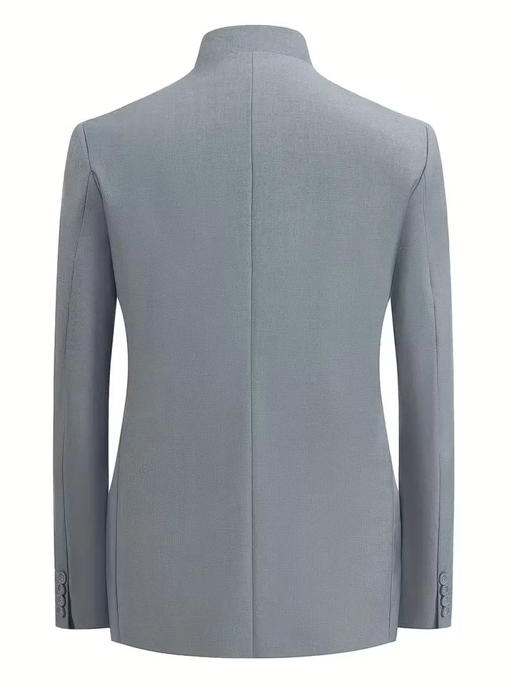 Sterling | Slim Fit Mandarin Collar Blazer